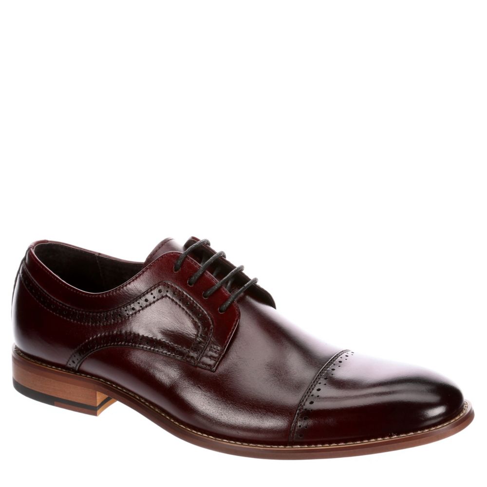 burgundy stacy adams shoes