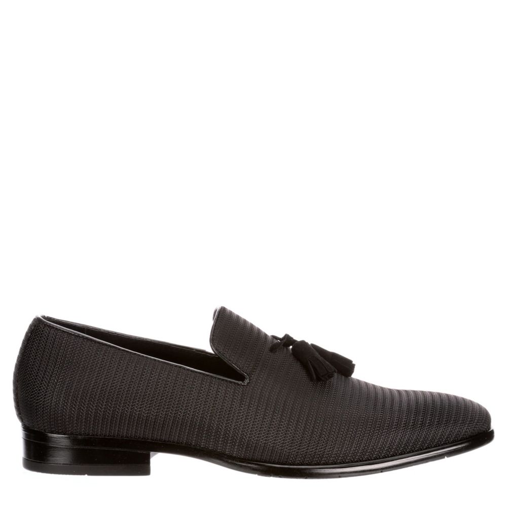 STACY ADAMS Mens Tazewell Slip On Shoe - BLACK