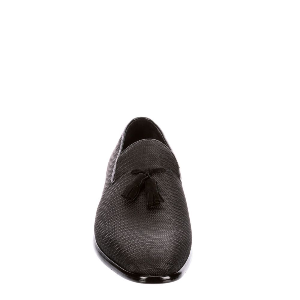 STACY ADAMS Mens Tazewell Slip On Shoe - BLACK