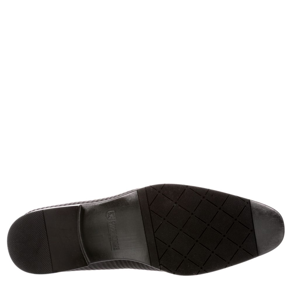 STACY ADAMS Mens Tazewell Slip On Shoe - BLACK