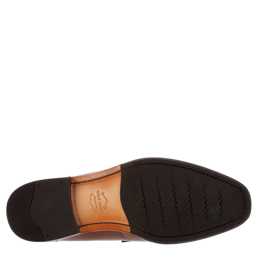 COLE HAAN Mens Warner Grand Penny Loafer - COGNAC