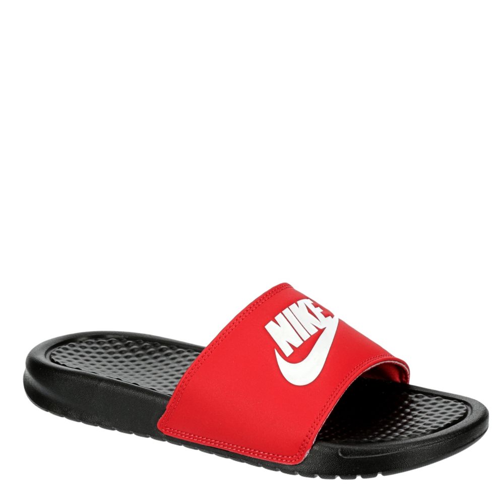 nike benassi slides red