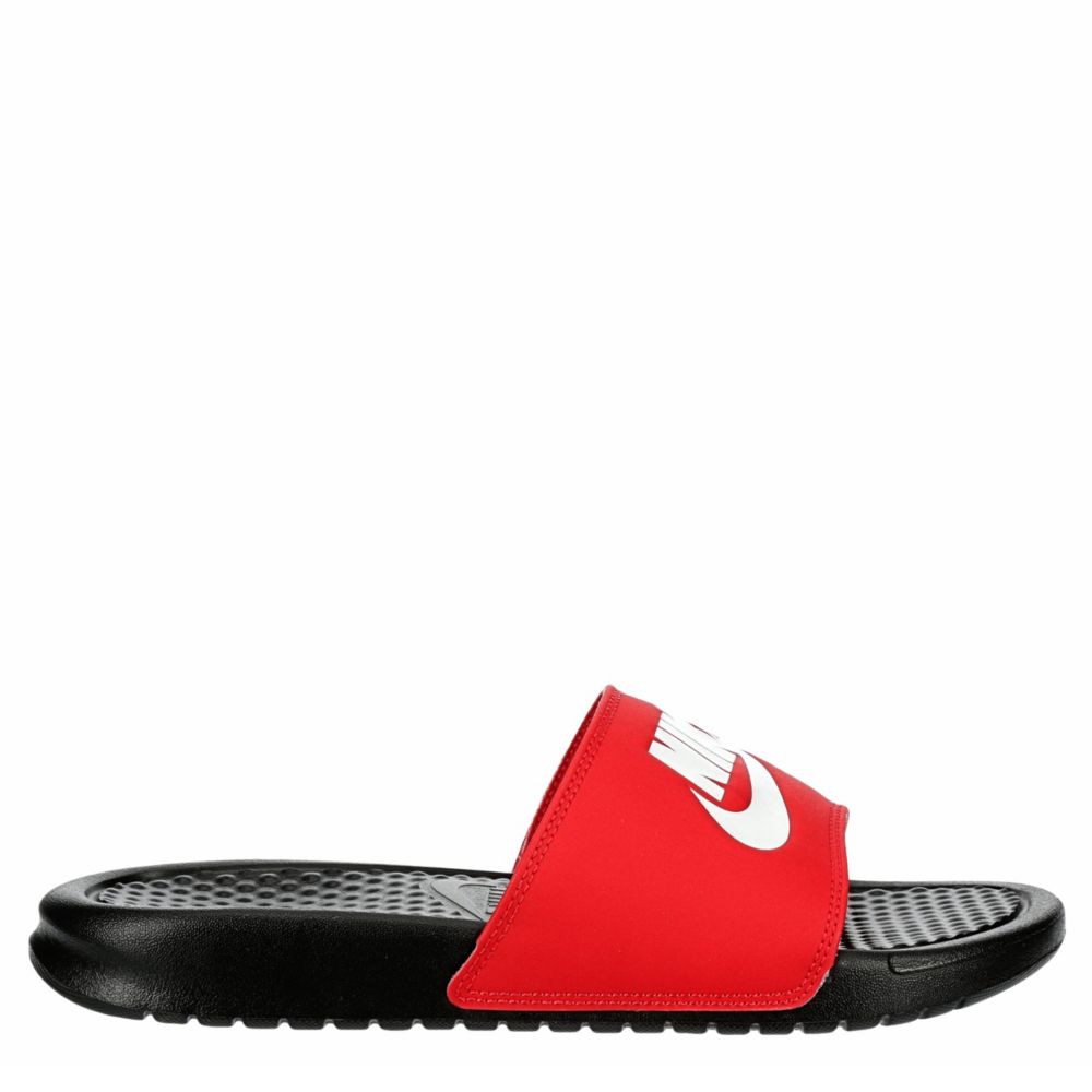 nike slides benassi red