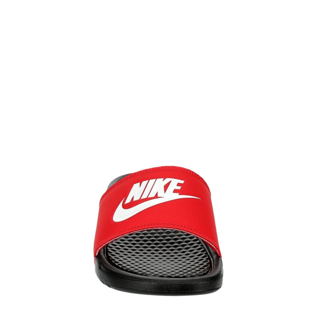 NIKE Mens Benassi Jdi Slide Sandal - RED