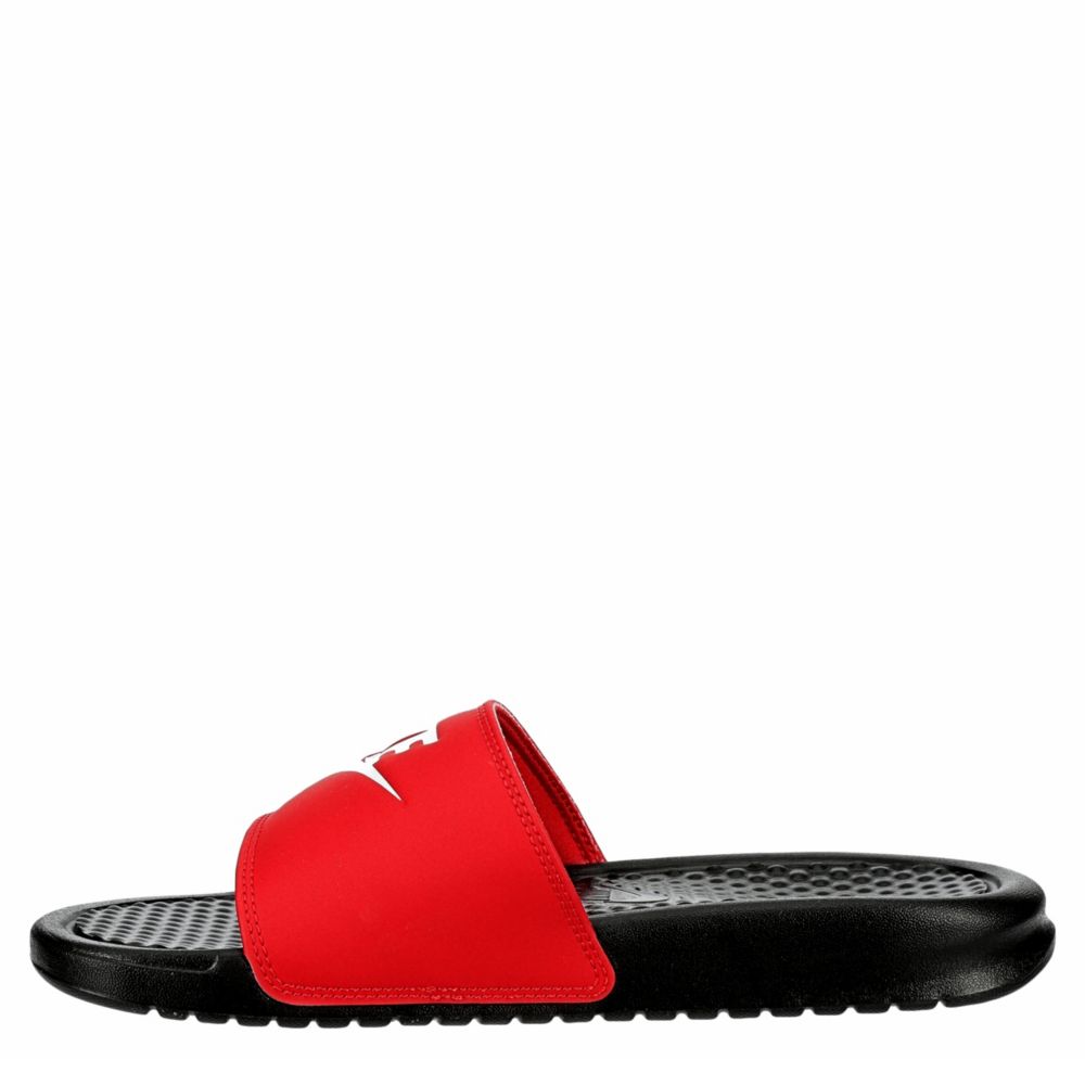 NIKE Mens Benassi Jdi Slide Sandal - RED