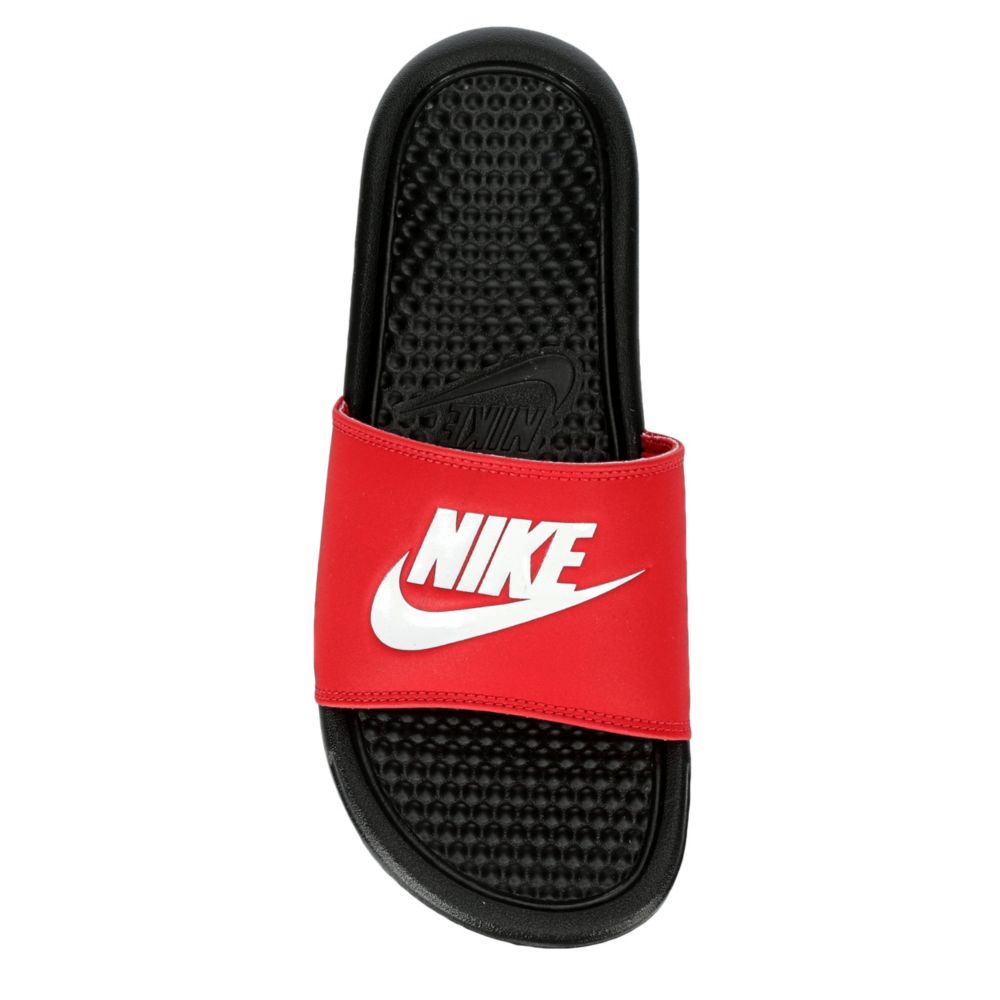 NIKE Mens Benassi Jdi Slide Sandal - RED