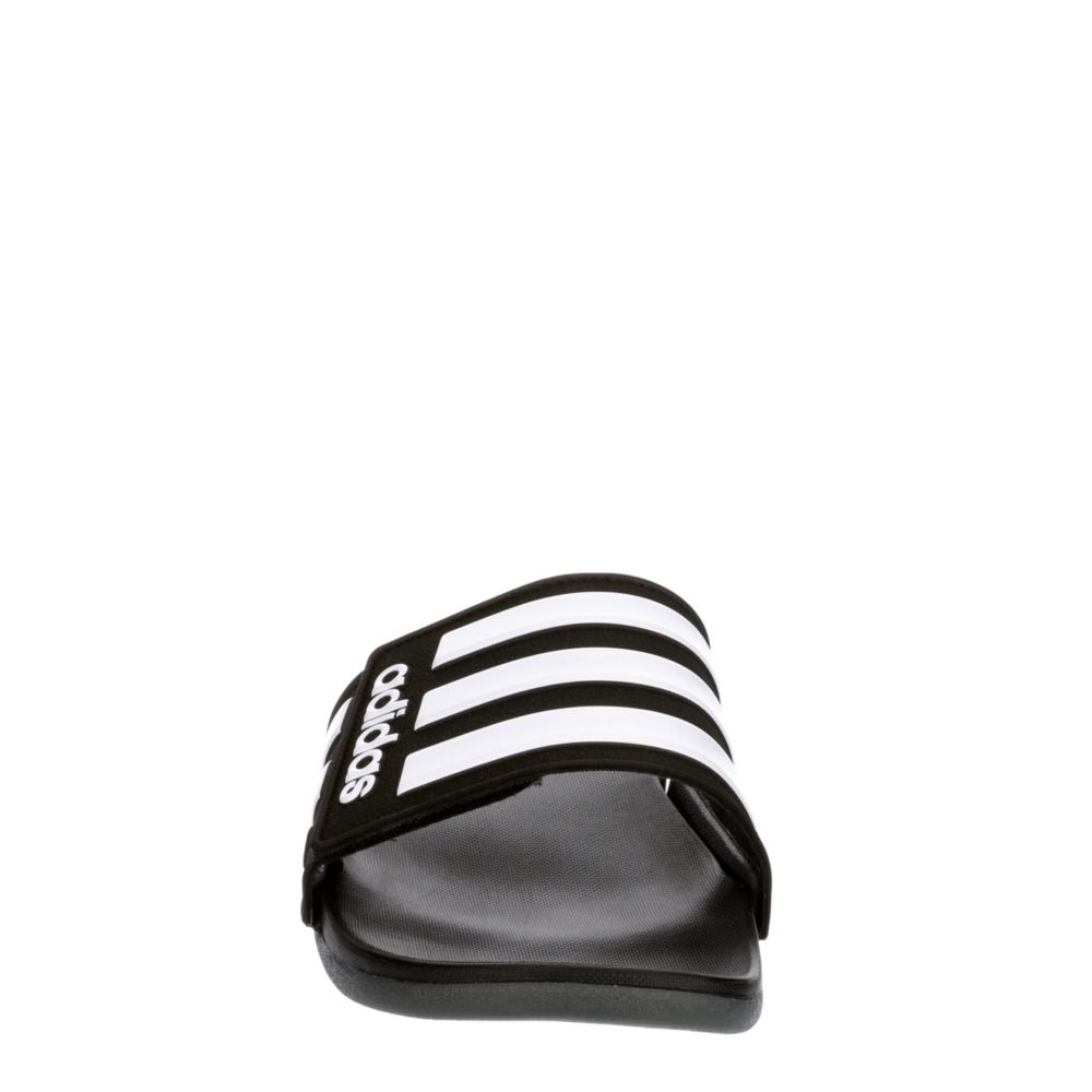 ADIDAS Mens Adilette Comfort Adj Slide Sandal - BLACK
