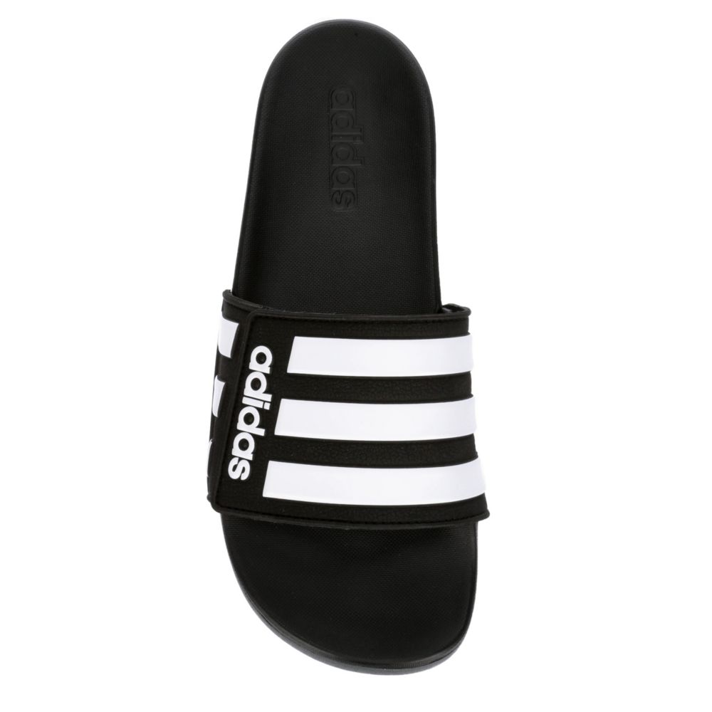 ADIDAS Mens Adilette Comfort Adj Slide Sandal - BLACK