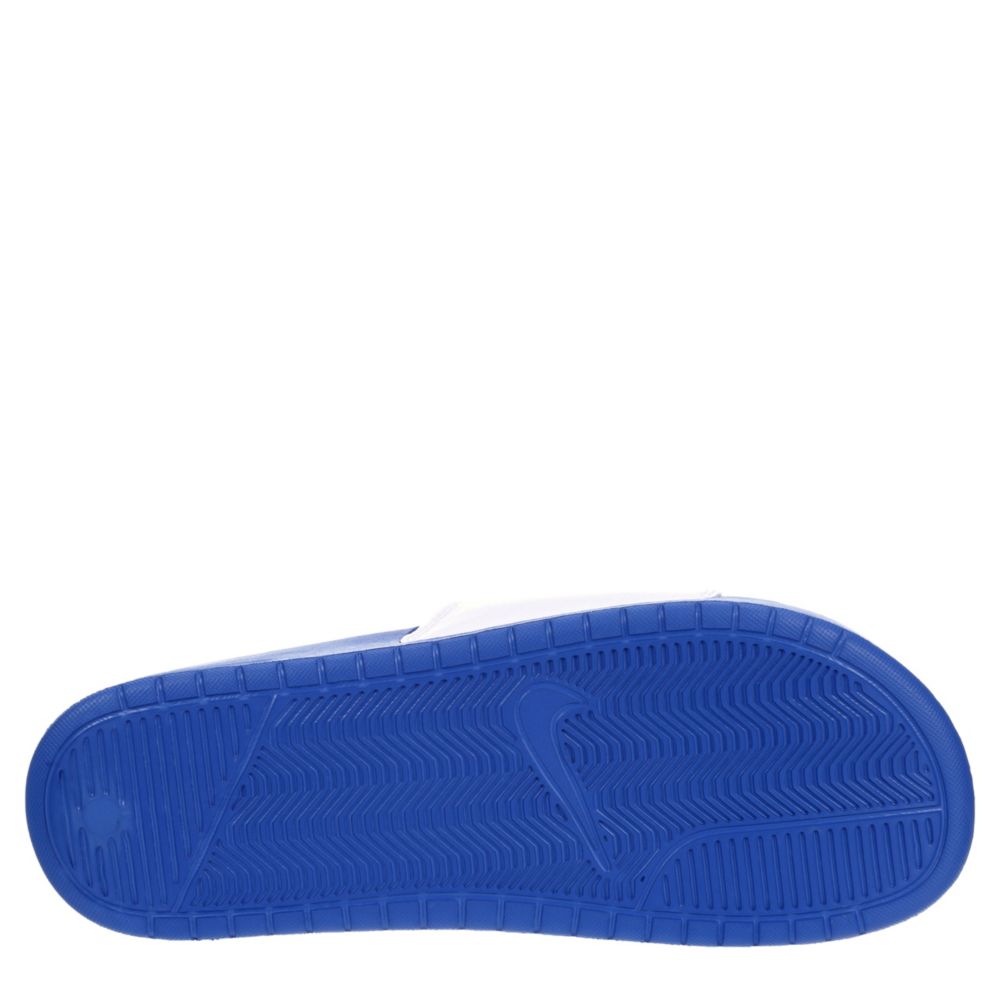 NIKE Mens Benassi Jdi Slide Sandal - WHITE