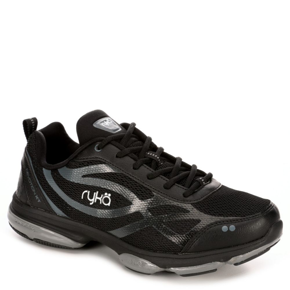 Black Ryka Womens Devotion Xt Walking Shoe | Walking | Off Broadway Shoes