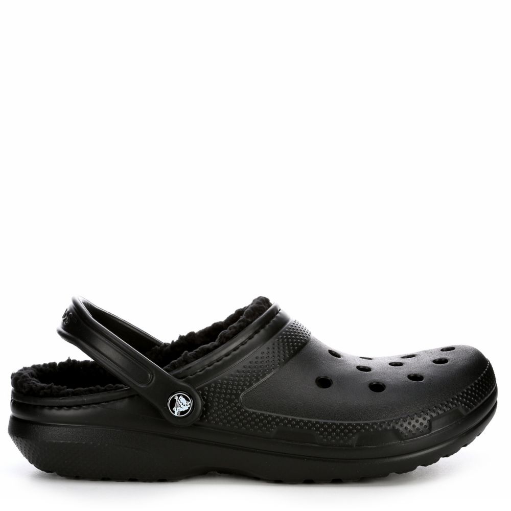 Black Crocs Unisex Classic Lined Clog | Mens | Off Broadway Shoes