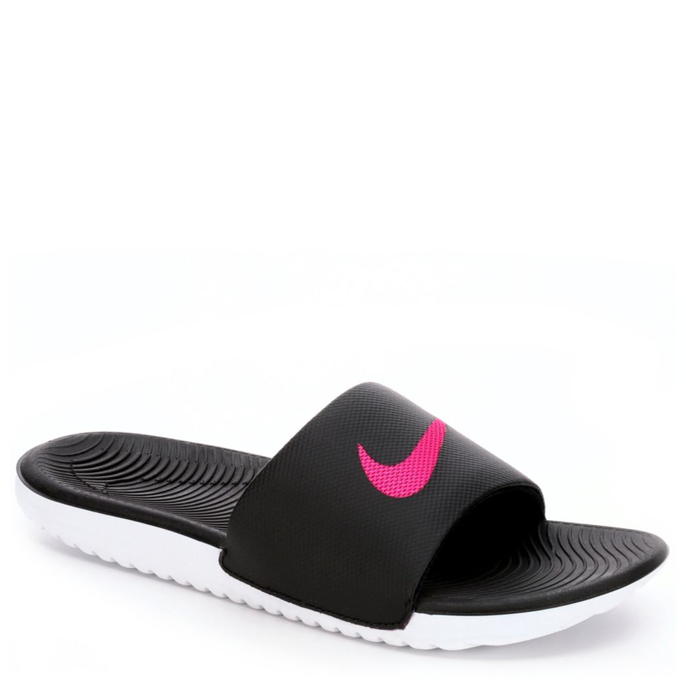 nike women's kawa slide grey