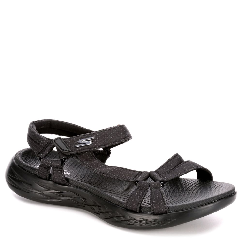SKECHERS Womens On The Go 600 River Sandal - BLACK
