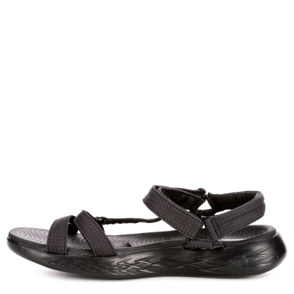 SKECHERS Womens On The Go 600 River Sandal - BLACK