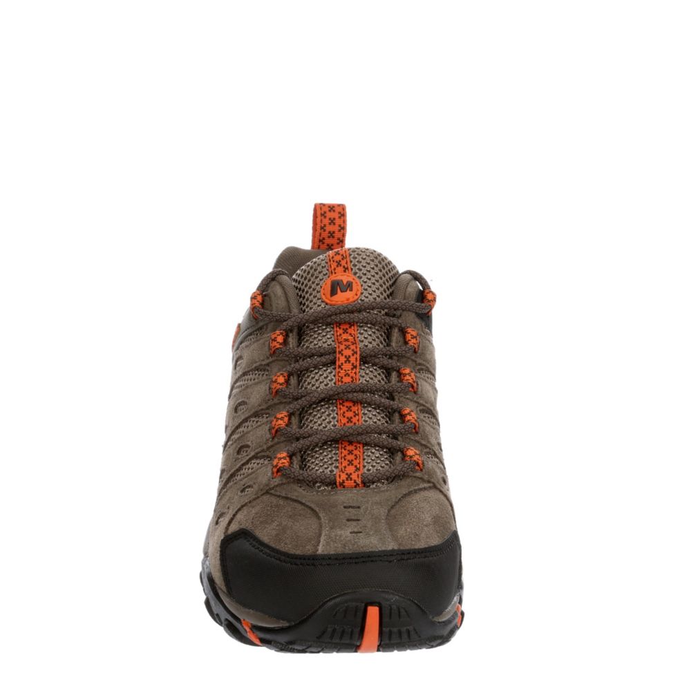 Dark Taupe Merrell Mens Crosslander 2 Low Hiking Boot Boots Off