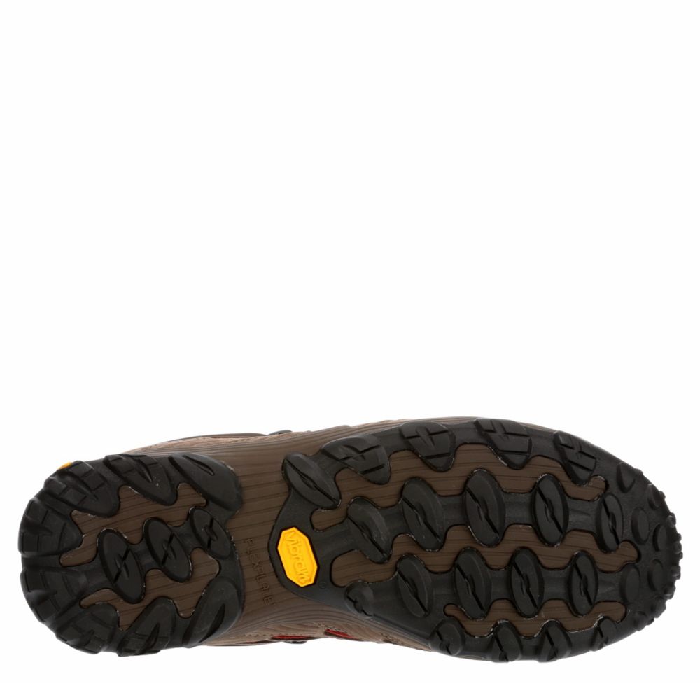 MERRELL Mens Chameleon 7 Mid Waterproof Hiking Boot - BROWN