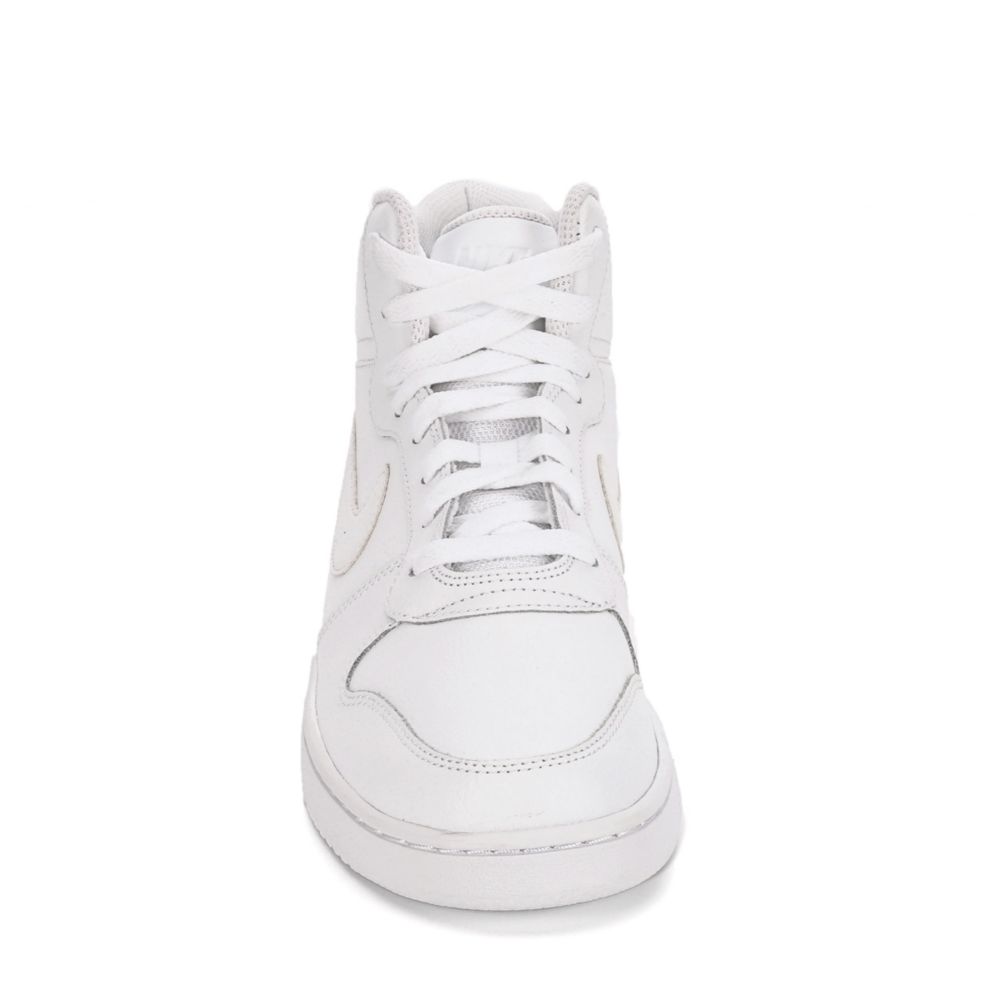 NIKE Mens Ebernon Mid Sneaker - WHITE
