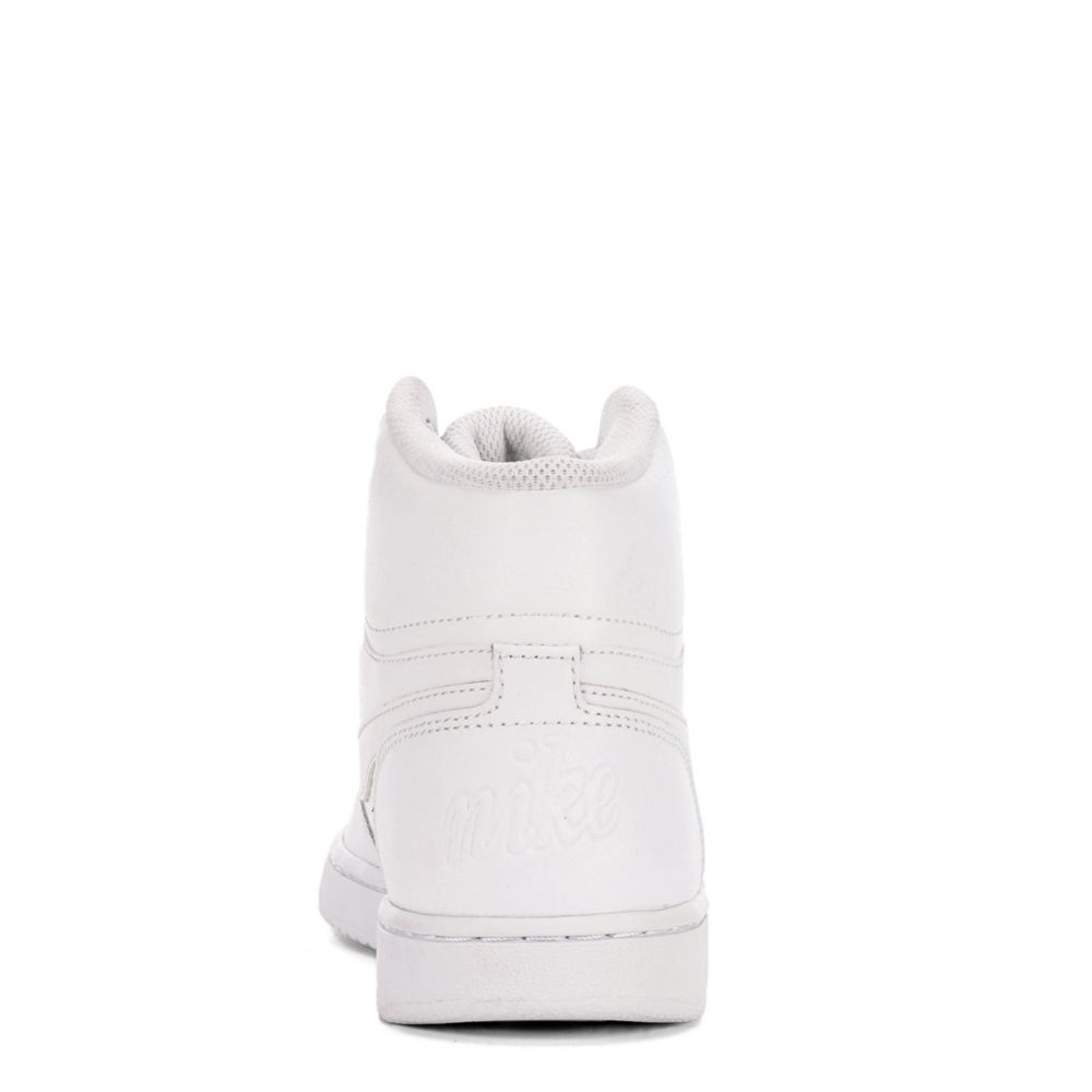 NIKE Mens Ebernon Mid Sneaker - WHITE