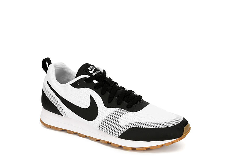 WHITE NIKE Mens Md Runner 2 Sneaker Nike MD Runner 2