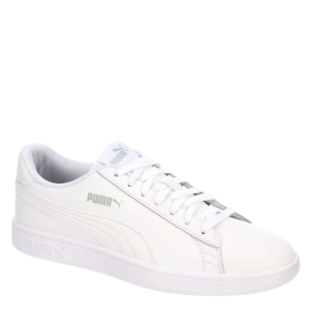 White Puma Mens Smash Sneaker 