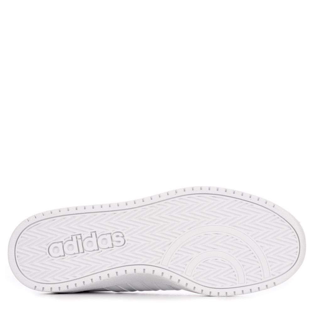 ADIDAS Mens Hoops 2.0 Sneaker - WHITE