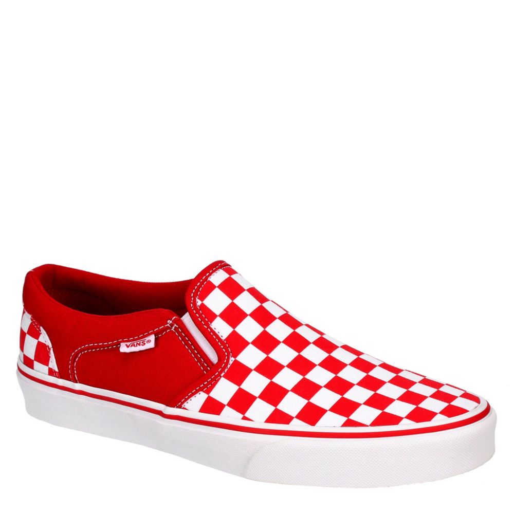 red checkered vans cheap
