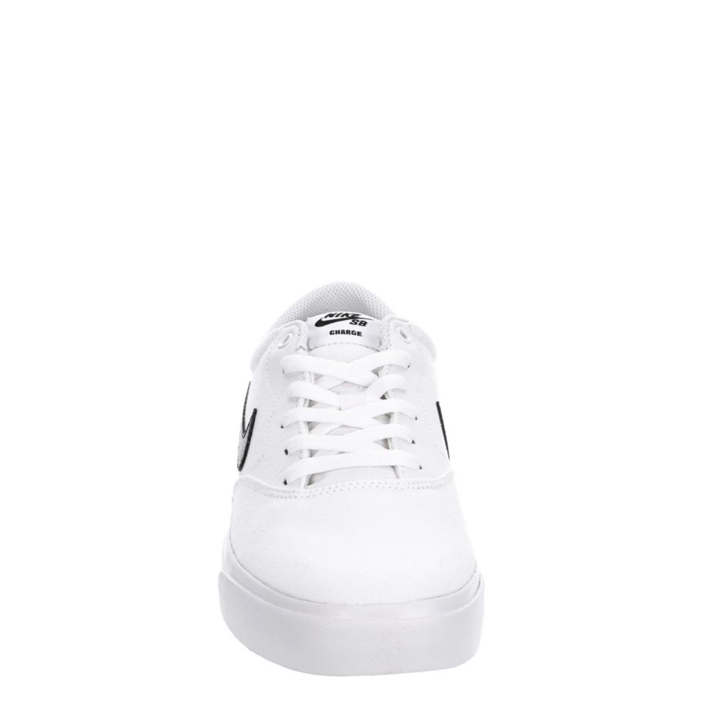 NIKE Mens Sb Charge Sneaker - WHITE