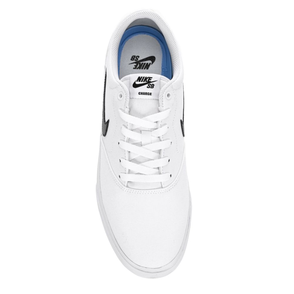 NIKE Mens Sb Charge Sneaker - WHITE