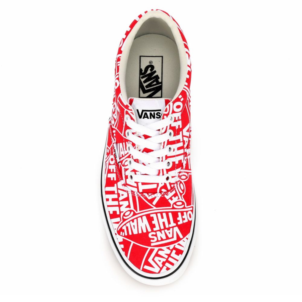 VANS Mens Doheny Sneaker - RED