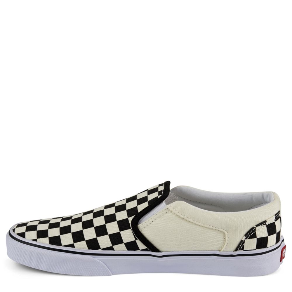 VANS Mens Asher Slip On Sneaker - OFF WHITE