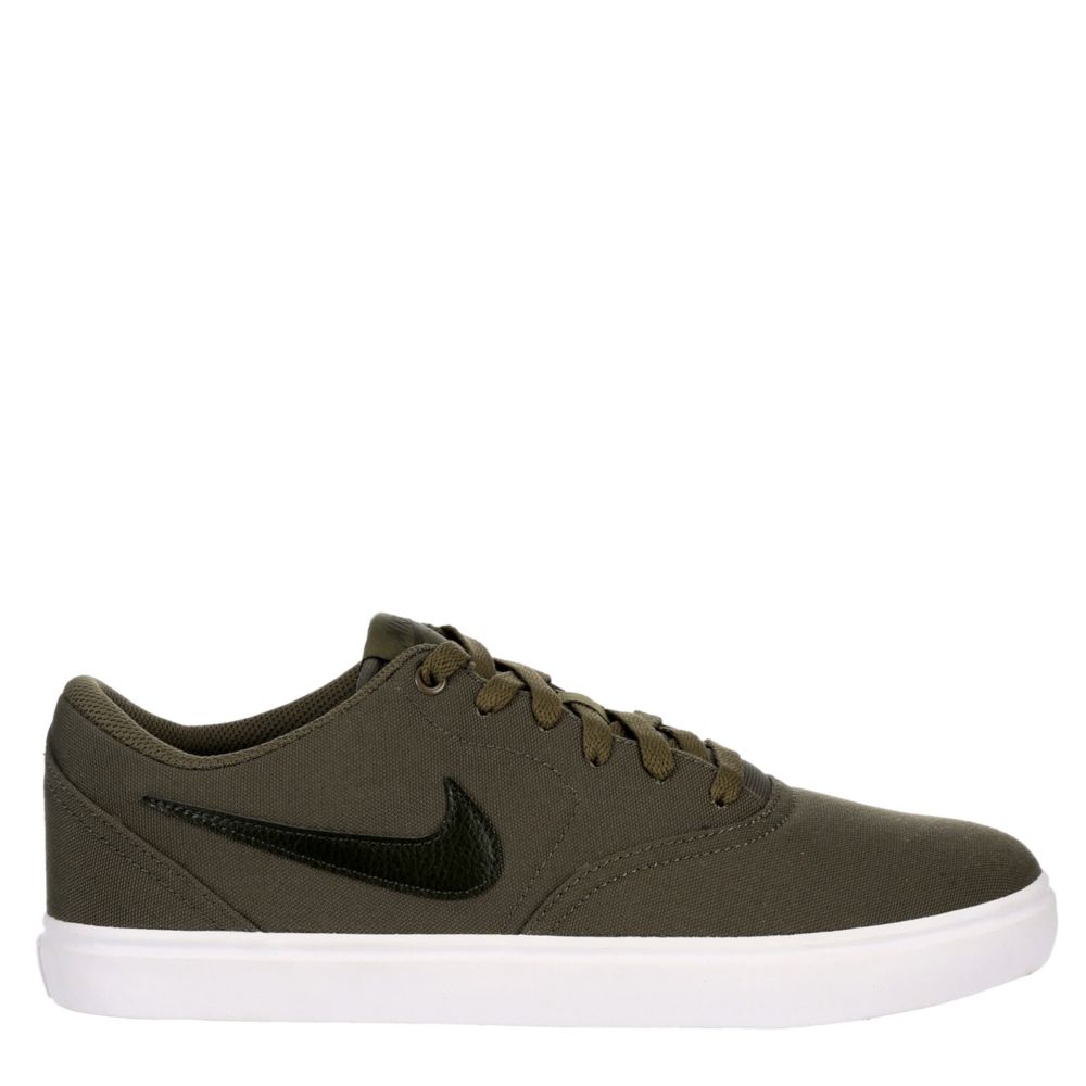 NIKE Mens Sb Check Solarsoft Sneaker - OLIVE