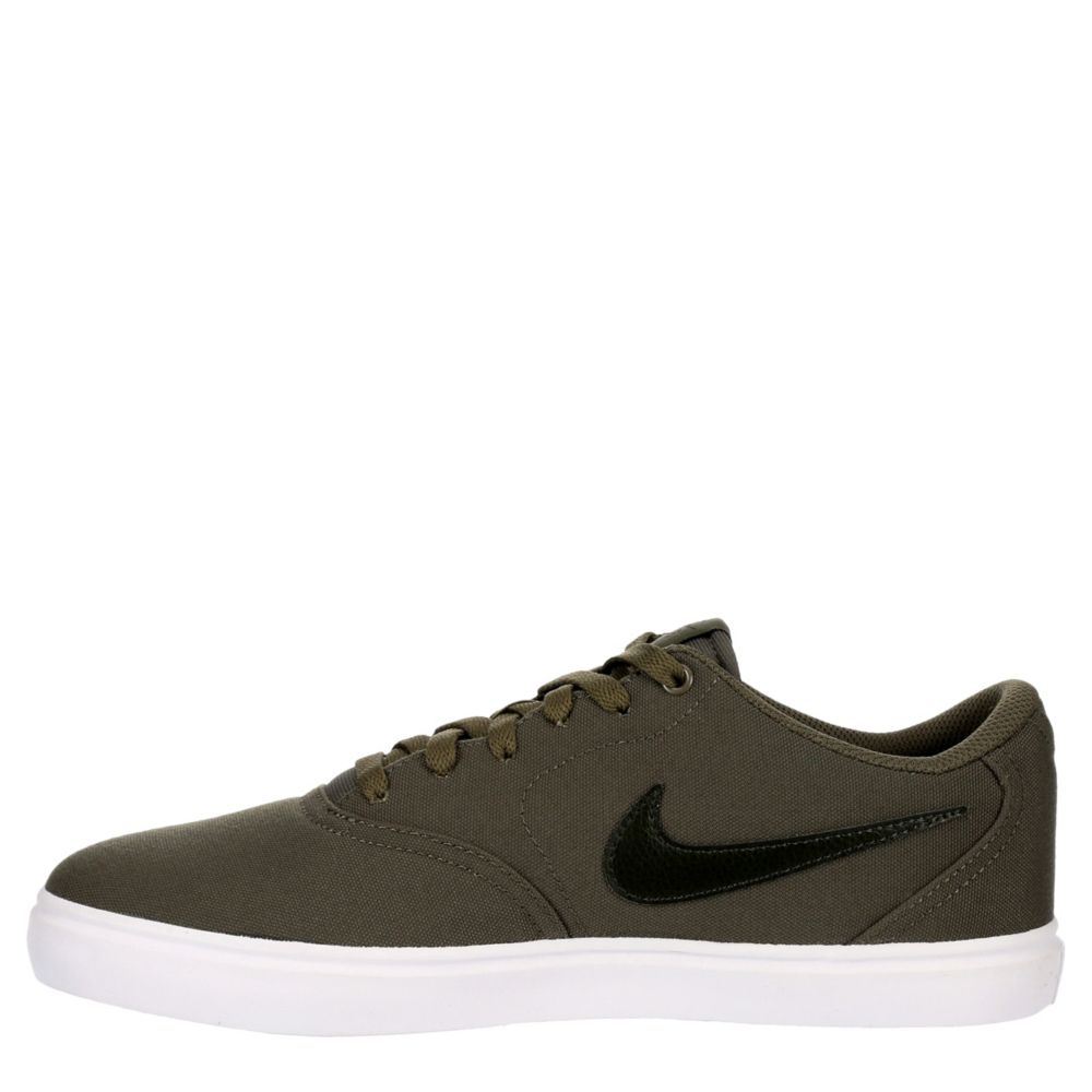NIKE Mens Sb Check Solarsoft Sneaker - OLIVE