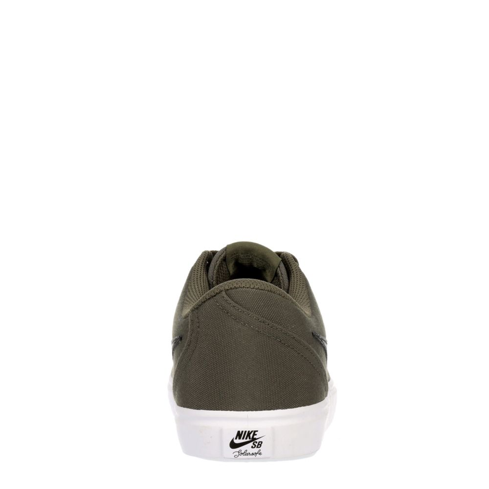 NIKE Mens Sb Check Solarsoft Sneaker - OLIVE
