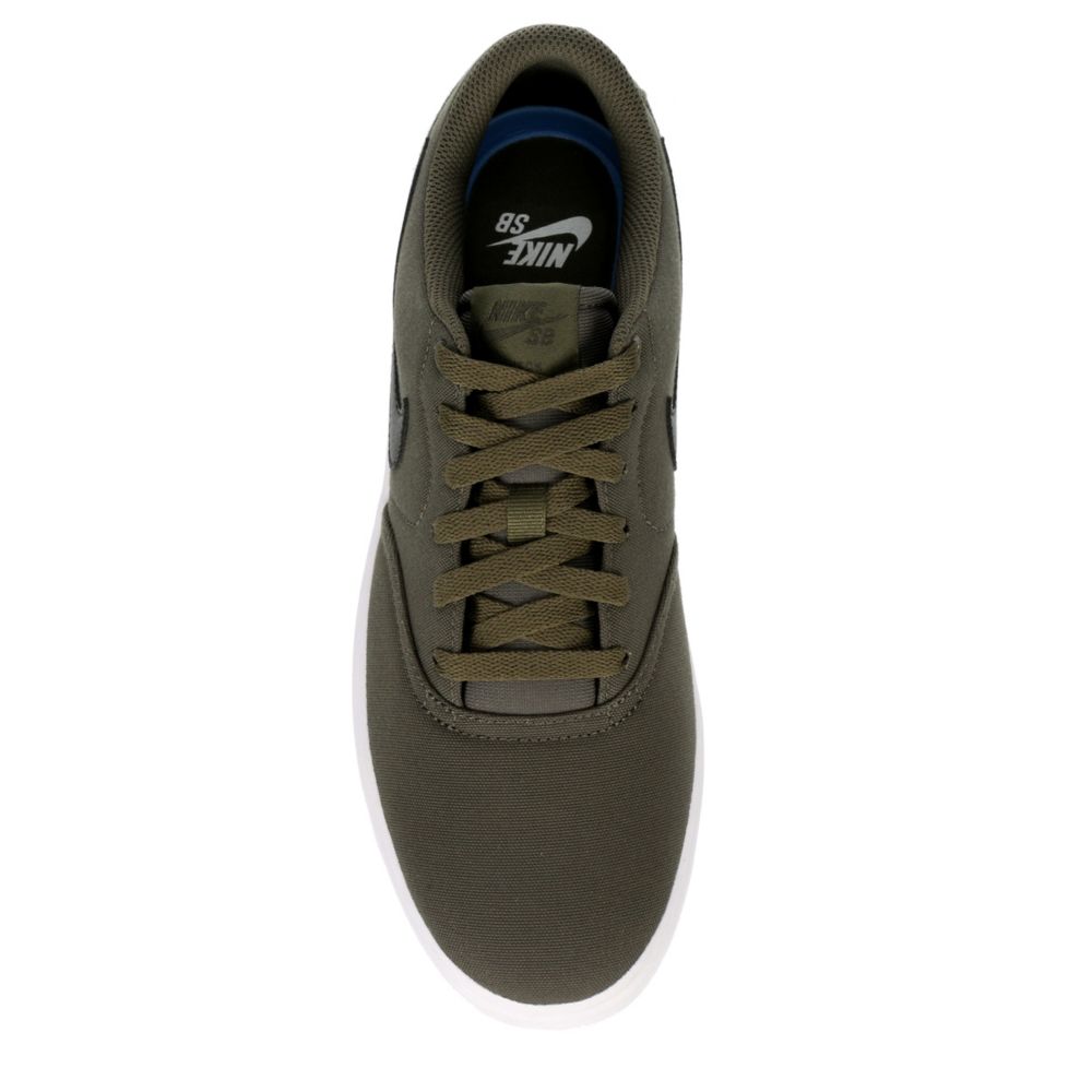 NIKE Mens Sb Check Solarsoft Sneaker - OLIVE