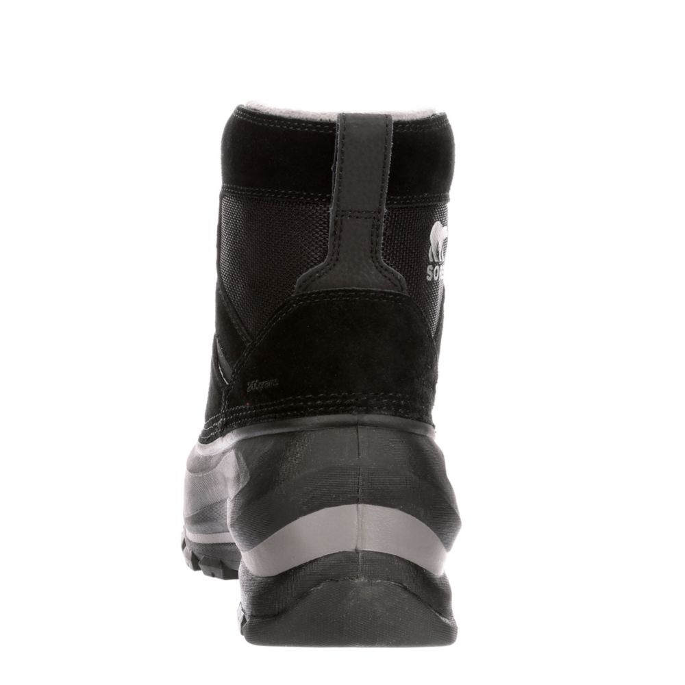 SOREL Mens Buxton Lace Waterproof Insulated Boot - BLACK