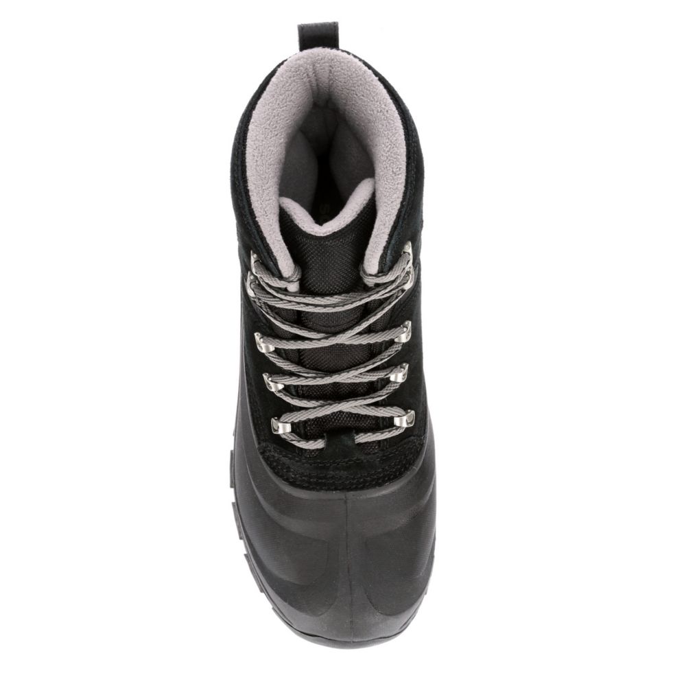 SOREL Mens Buxton Lace Waterproof Insulated Boot - BLACK