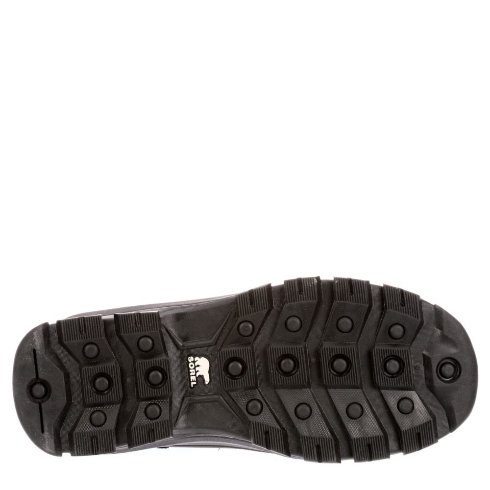 SOREL Mens Buxton Lace Waterproof Insulated Boot - BLACK