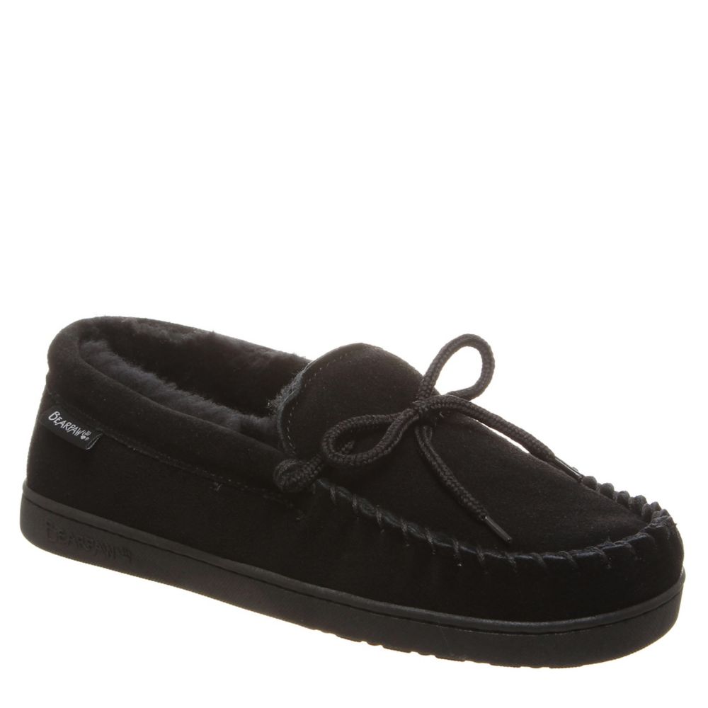 bearpaw men's moc ii suede slippers