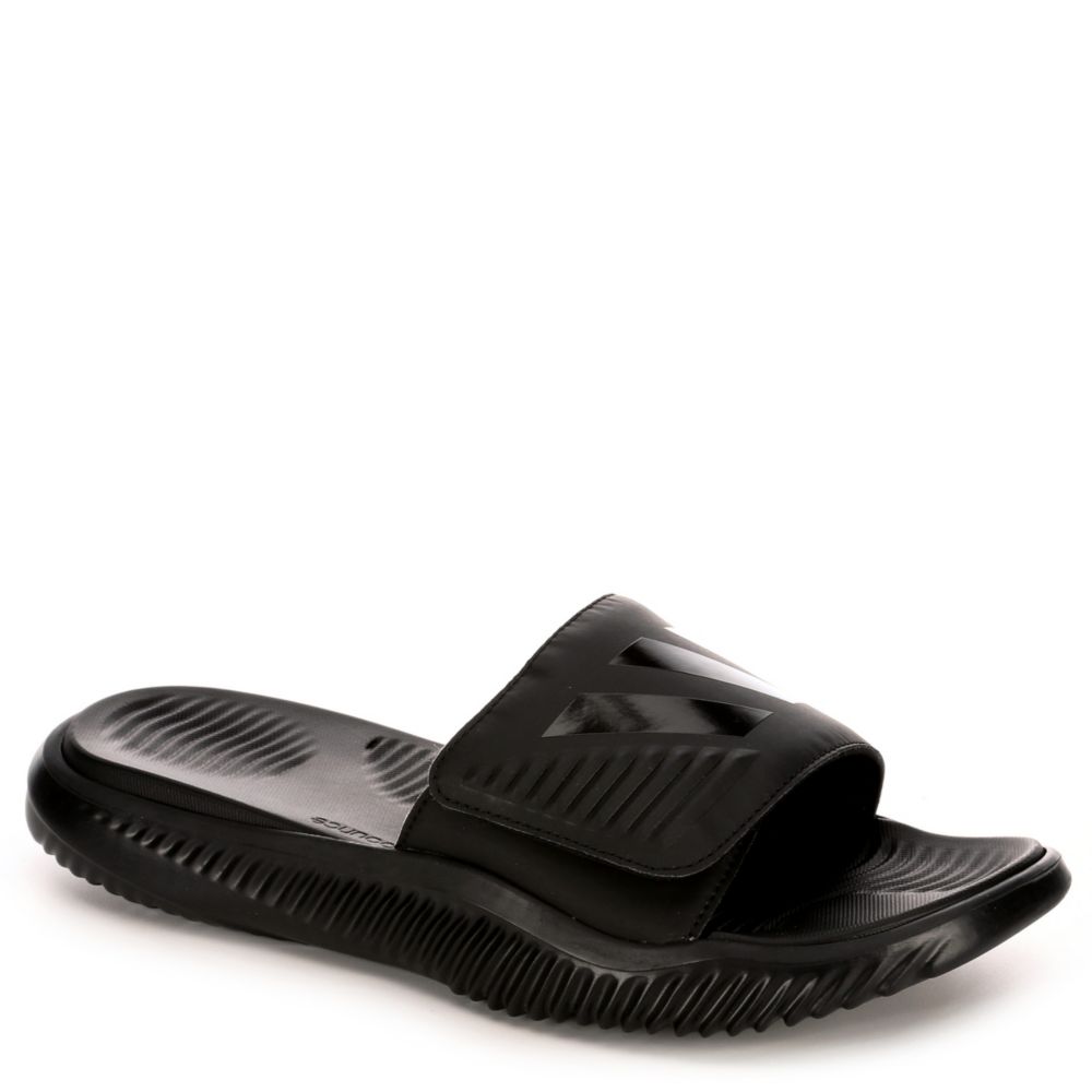 mens black adidas sliders