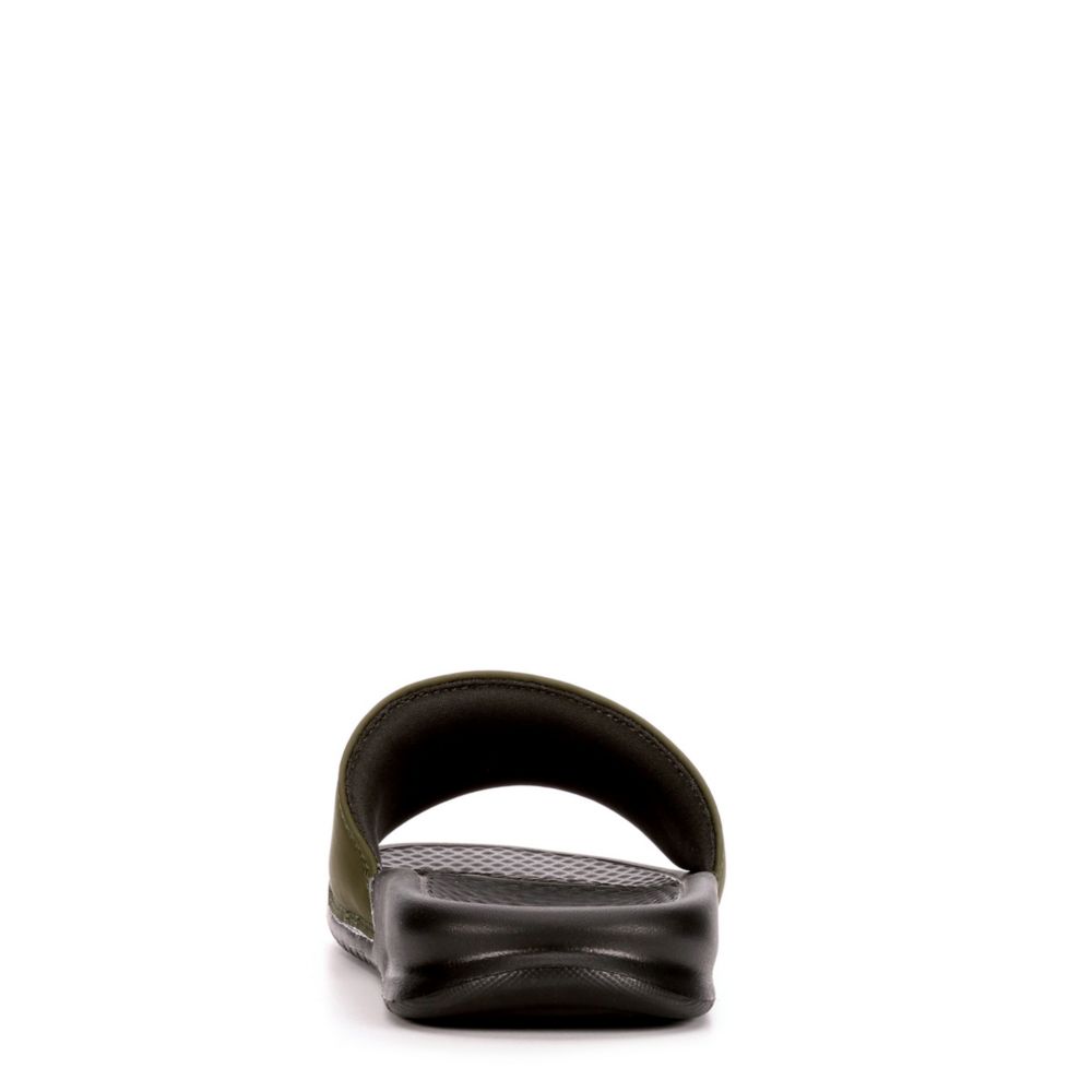 NIKE Mens Benassi Jdi Slide Sandal - OLIVE