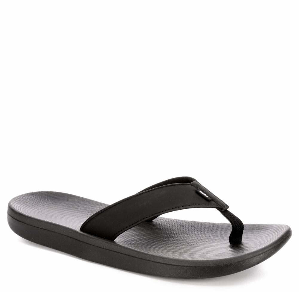 NIKE Mens Kepa Kai Thong Flip Flop Sandal - BLACK