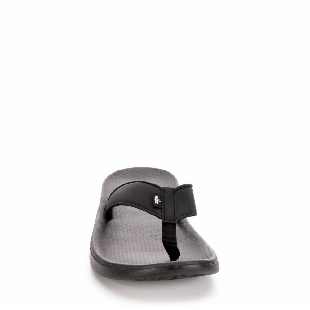 NIKE Mens Kepa Kai Thong Flip Flop Sandal - BLACK
