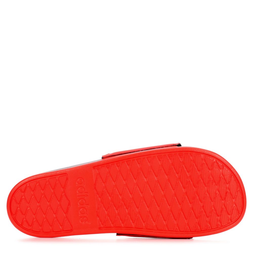 adilette slides red