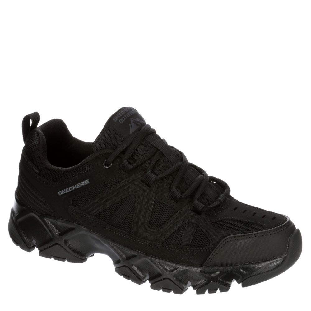SKECHERS Mens Crossbar Sneaker - BLACK