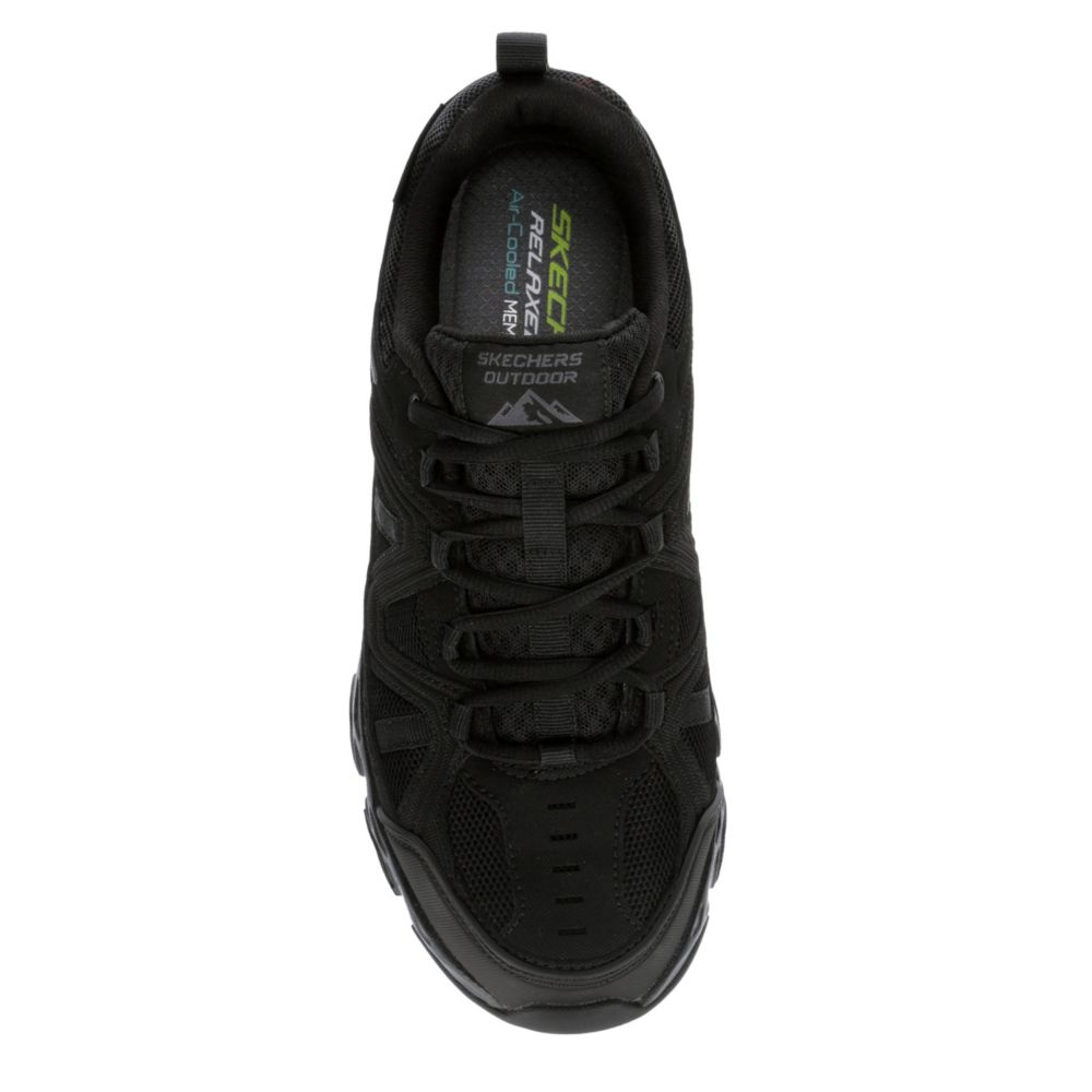 SKECHERS Mens Crossbar Sneaker - BLACK