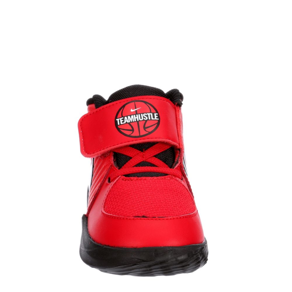 NIKE Boys Infant Hustle D9 Sneaker - RED
