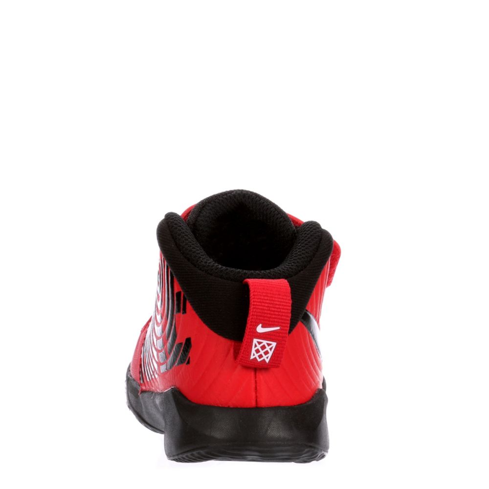 NIKE Boys Infant Hustle D9 Sneaker - RED