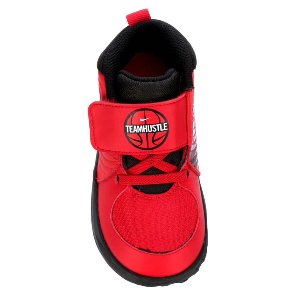 NIKE Boys Infant Hustle D9 Sneaker - RED