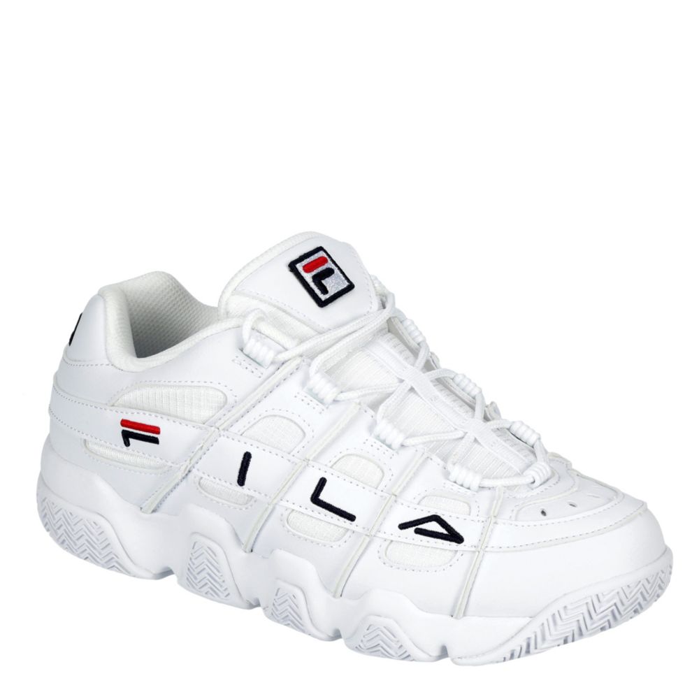 fila mens white tennis shoes