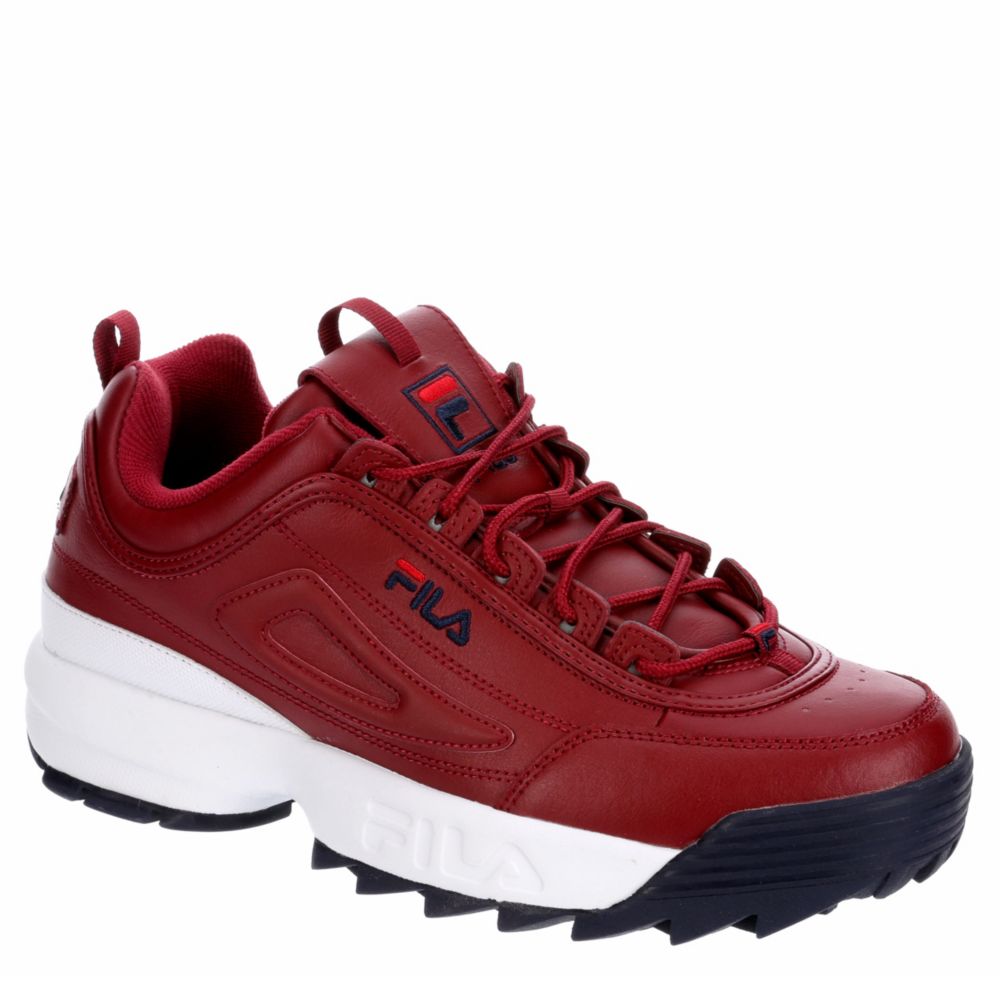 fila red shoes men